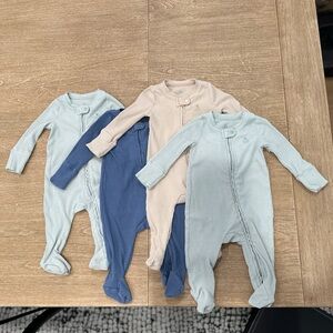Baby GAP ribbed Onsie Footed Pajama